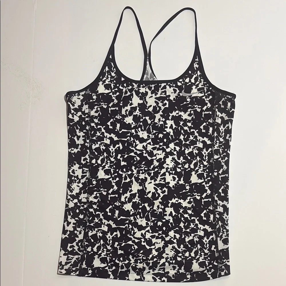 Nike Black and White Camisole Top